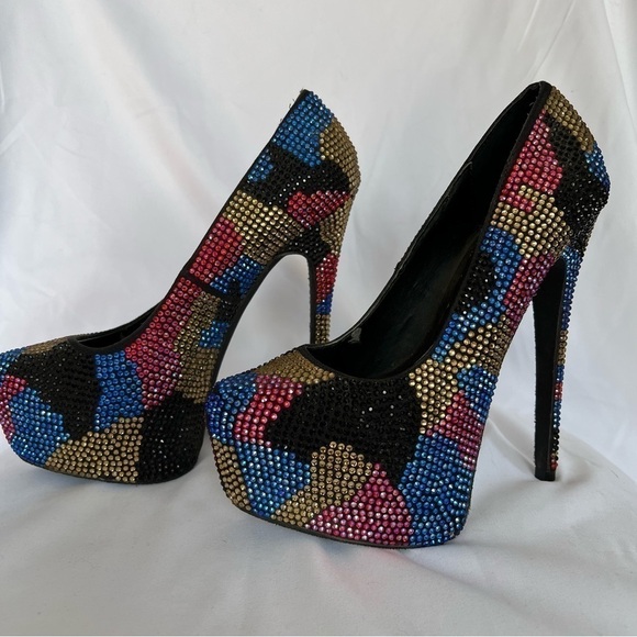 Steve Madden Dyvinal Rhinestone Heels - Picture 6 of 11